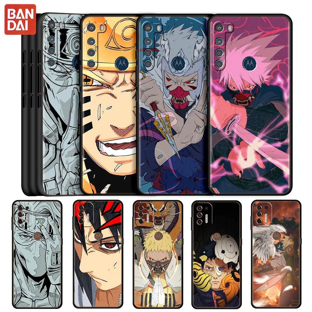 

Naruto Sasuke Case For Motorola Moto G30 G50 G60 G8 G9 Power One Fusion Plus E6s Soft Phone Coque Fitted Matte Anime Fundas Capa