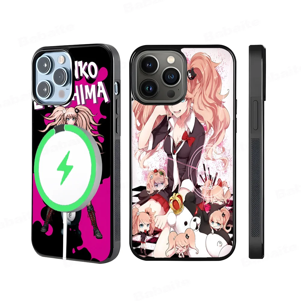 Чехол для телефона D-Danganronpa магнитный чехол iPhone 16 14 13 12 11 15 Pro Max Plus беспроводной