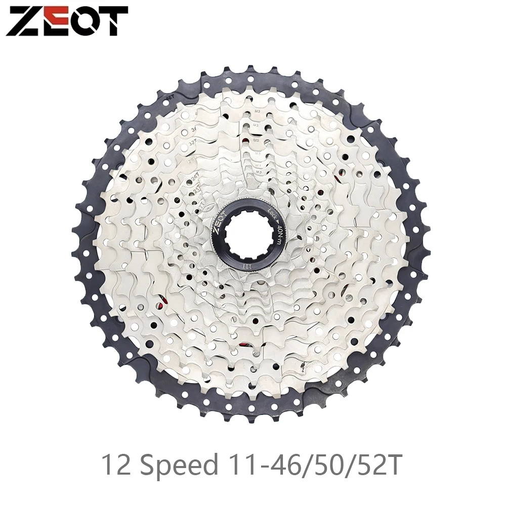 Кассета велосипедная ZEOT 12 Скоростей 11-46/50/52T