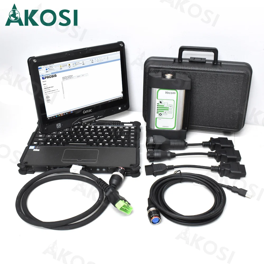Ноутбук Getac V110 для диагностического инструмента VOCOM 88890300 для грузовиков RenaultUDMack, экскаваторов, EURO6 V2.8 PTT Premium Tech Tool (art.: 3920da95dcc76) - 3920da95dcc76