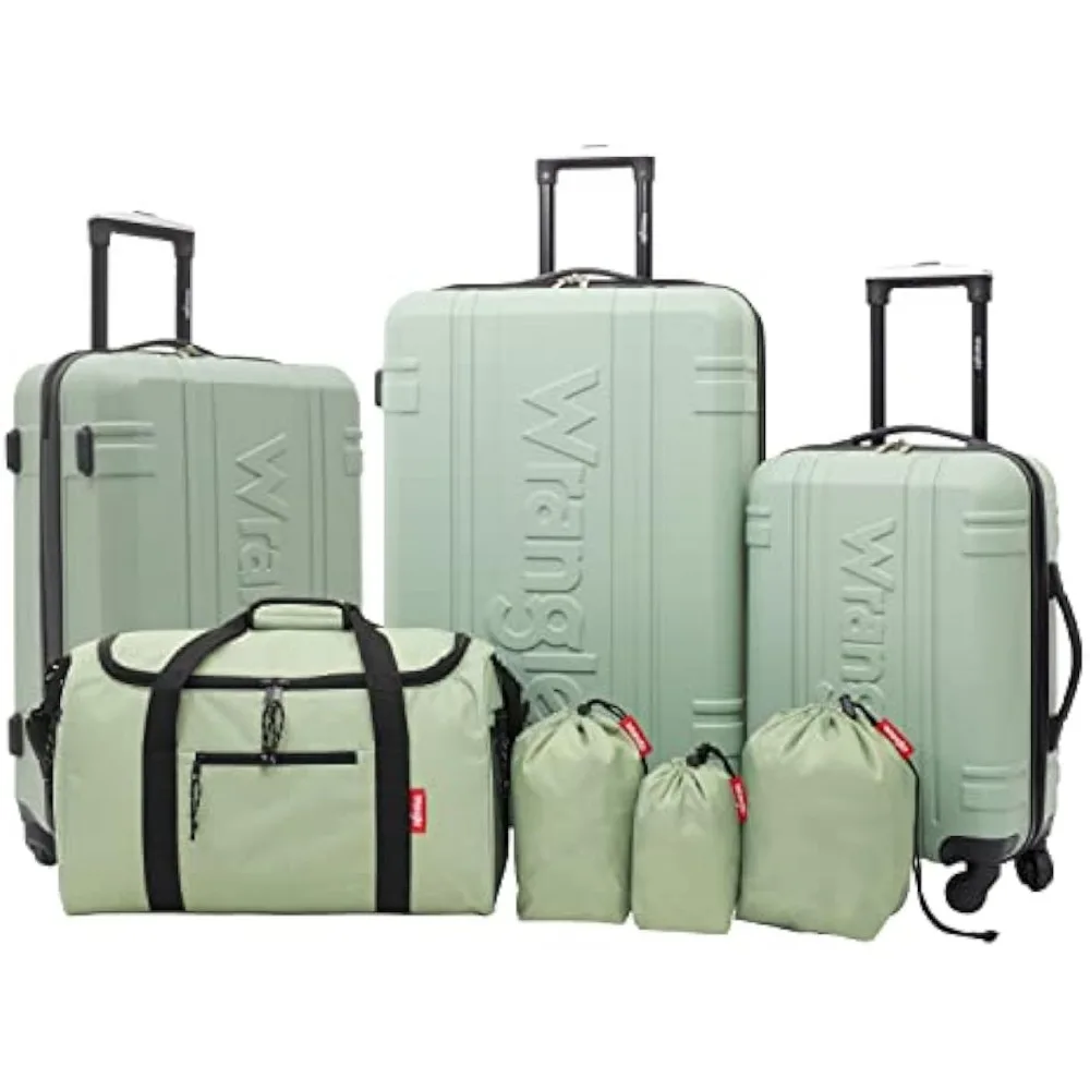 

Венчурный чемодан и дорожная сумка, комплект из 7 предметов, дорожные чемоданы на колесах, большой размер чемоданов Laurel