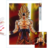 5d anime diamond paintings dragon ball super full square drill embroidery picture home decor cross stitch wall sticker diy gifts