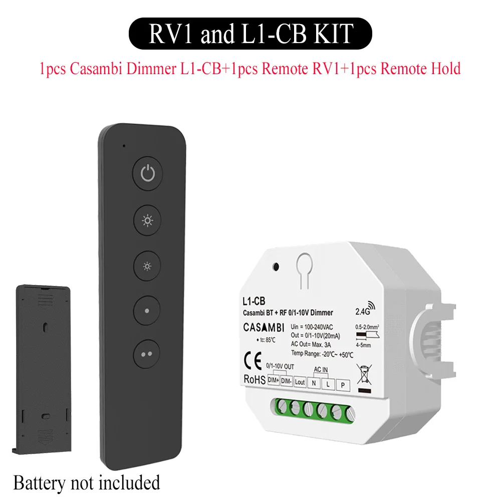 

CENFAYA Casambi Bluetooth RF Диммер 0/1-10В