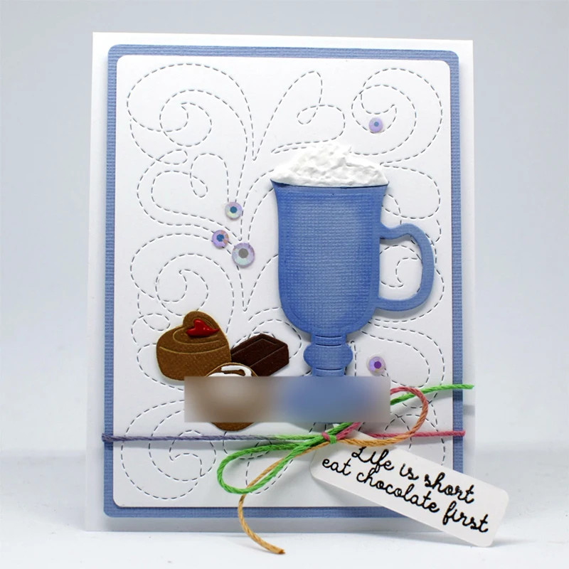 Новинка 2021 кружка для пива металлические Вырубные штампы рукоделия изготовление