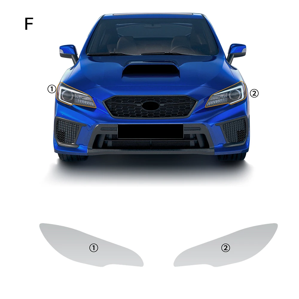 

Пленка для фар Subaru WRX 2018 2019 2020 2021, зеркало заднего вида из ТПУ, прозрачная защитная пленка, устойчивая к царапинам PPF, предварительно вырезанная