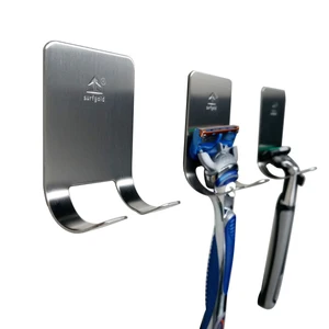 1 шт. Новая мужская полка для бритья 304 нержавеющая сталь держатель для бритвы стойка для бритья ванная комната вискоза крюк для бритвы