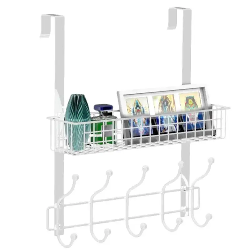 

Behind Door Shelf Door Cabinet Behind Hanger Rack With Basket Lundry Organization Supplies Hangers For Bedroom Living Room