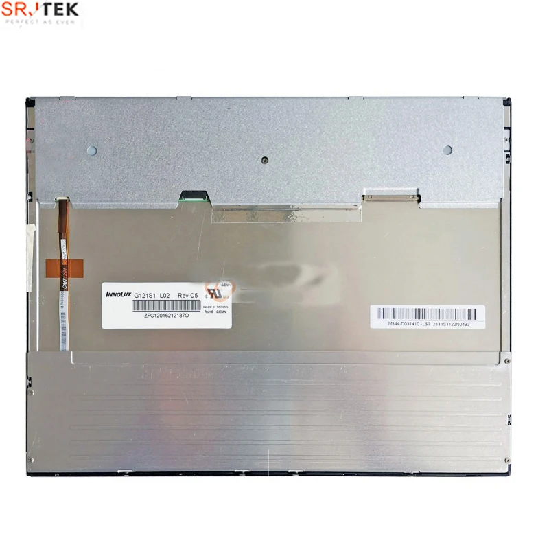 

G121S1-L02 Original 12.1 Inch Industrial Medical LCD Panel Display Modules 800*600 Full Viewing Angle Brightness 600