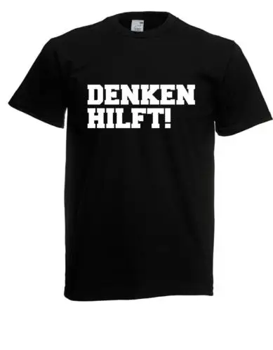 Футболка Herren l Denken hilft! L Größe до 3XL