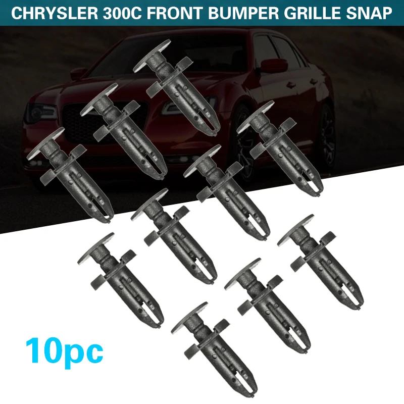 

10 шт. для Chrysler/Voyager 300c/Dodge/Nitro автоматическая застежка переднего бампера, решетка, пряжка, крепеж, накладка, зажим