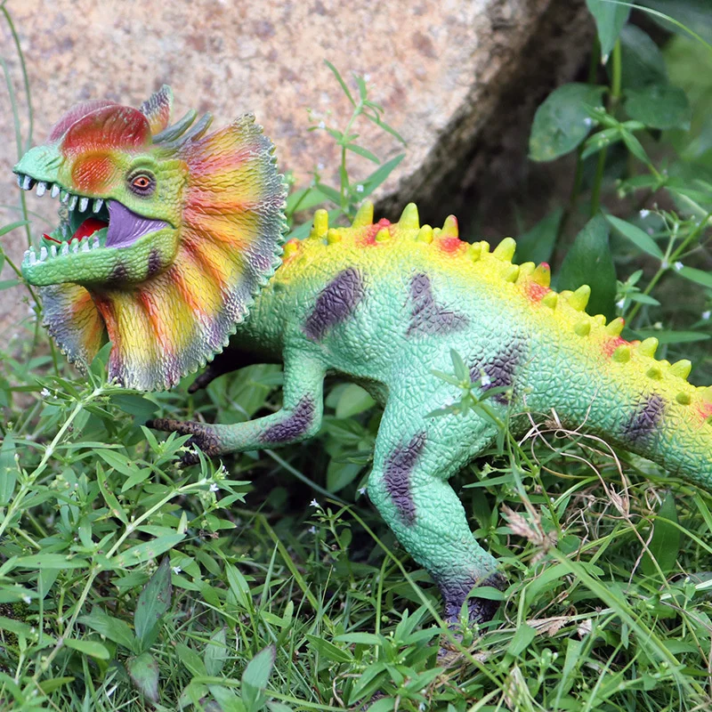 

Дилофозавр Юрского периода, пластиковые фигурки динозавров, декор комнаты для мальчиков, Детские сувениры, животные, новинка 2023