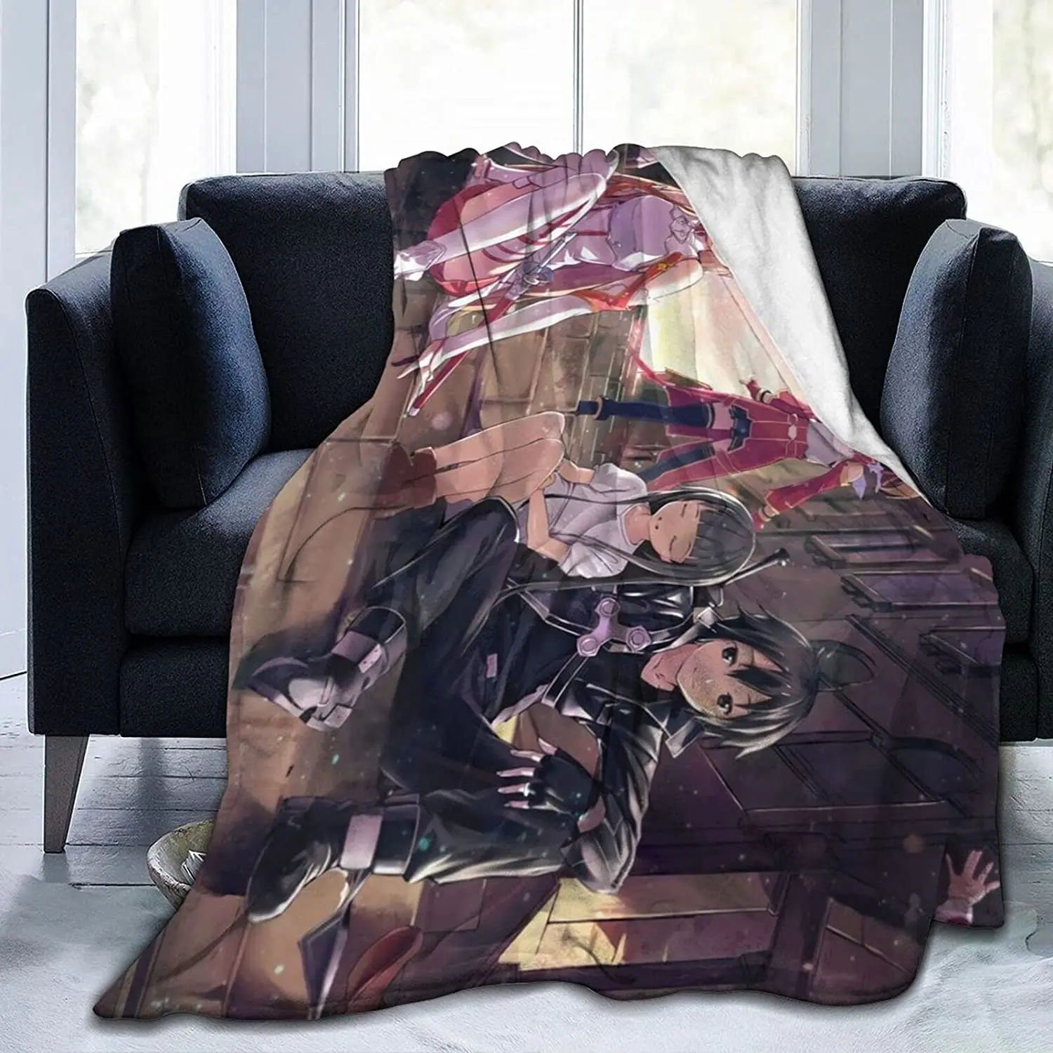 

Rika Shinozaki Fluffy Soft and Comfortable Blanket, Anime Warm Embrace of Sympathy