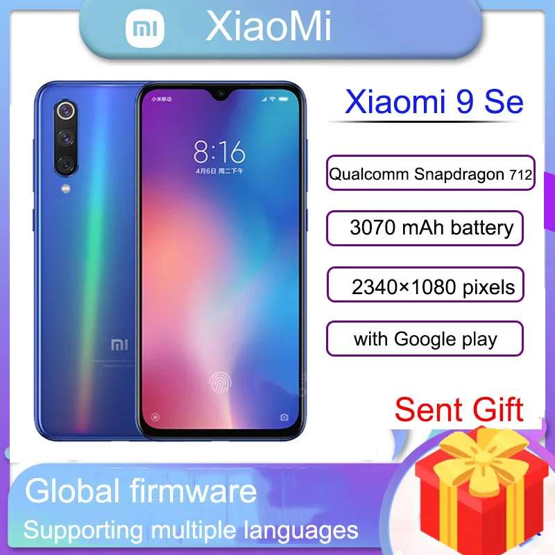 XIaomi Mi 9 SE smartphone Snapdragon 712 48 MP+ 20MP FingerprintGlobal version