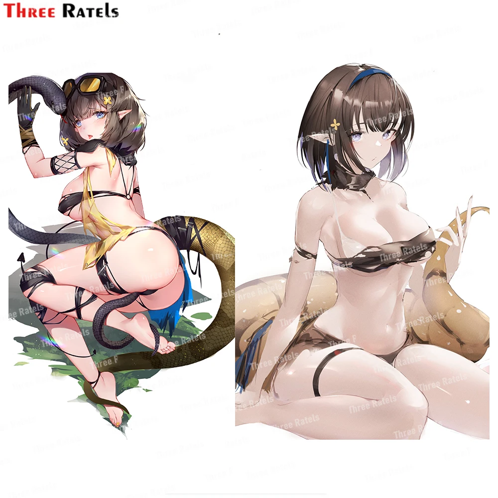 

Автомобильные наклейки Three Ratels J418 Eunectes arknight для Volkswagen Bmw E46 Bmw E90 Passat B6, автомобильные аксессуары