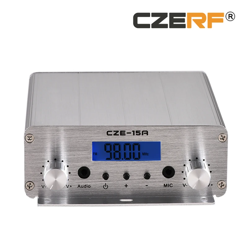 CZE-15A 3W/15W H/L двухуровневый регулируемый профессиональный PLL FM-передатчик
