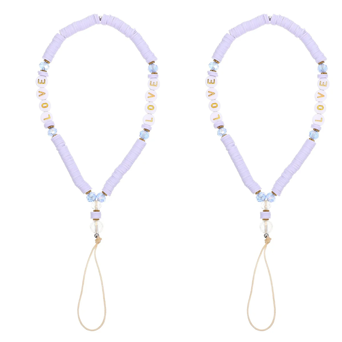 

Lanyard Anti Lost Clay Polymer Chain Strap Beaded Cellphone Mobile Decor Style Chinesecrystal Charm Pendant Hanging Wrist Charms