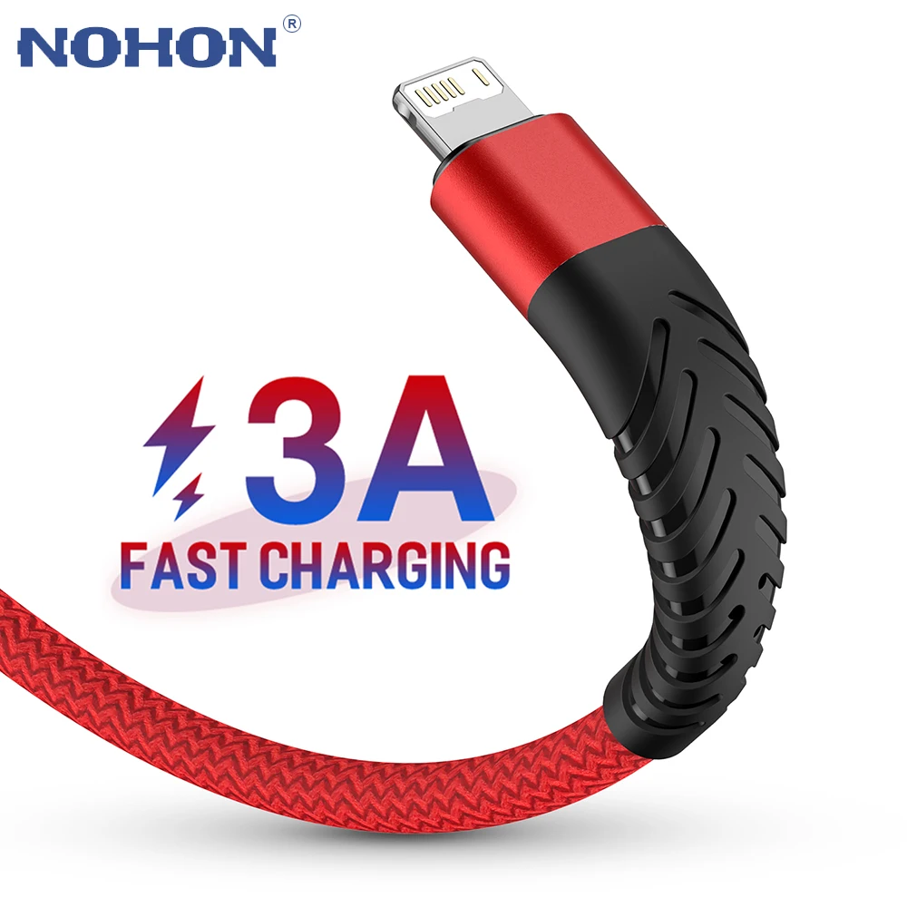 USB кабель быстрой зарядки для iPhone 13 12 11 Pro Max mini 10 X XR XS 5 6 s 5s 6s 7 8 Plus SE 2020 Длинный 1 м 2 3