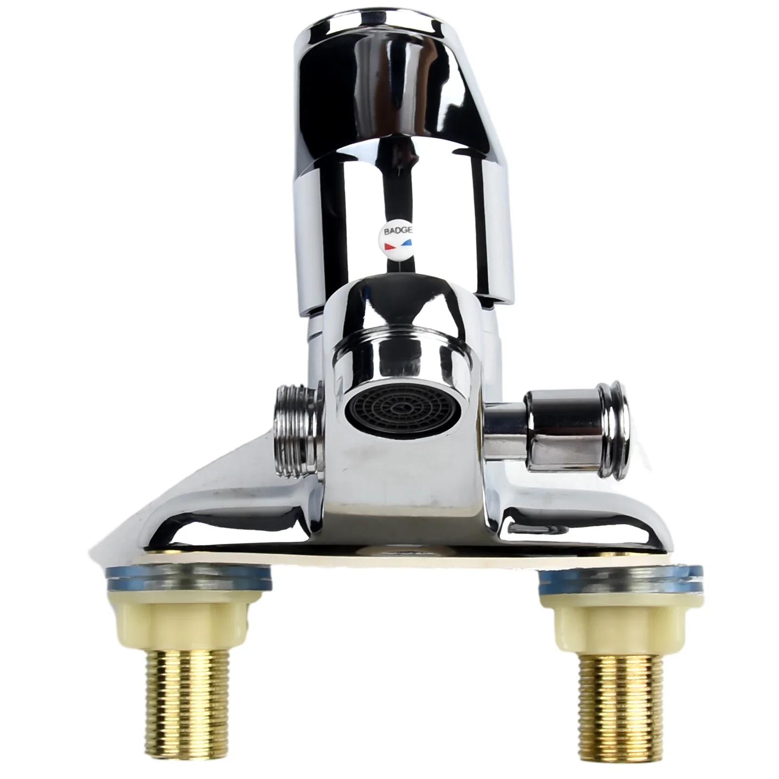 Смеситель для ванной комнаты с двойным отверстием кран горячей и холодной воды