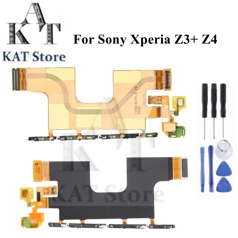 

KAT For Sony Xperia Z3+ Z4 E6553 E6533 E5663 Mainboard LCD Connect Volume Button Flex Cable Replacement Part