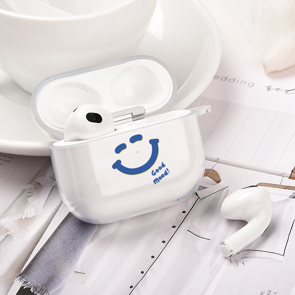 

For AirPods Case Clear Soft TPU Cover for AirPods Pro 3 2 1 Case For AirPod Pro airpods3 Case Wireless Earphone funda With Hook