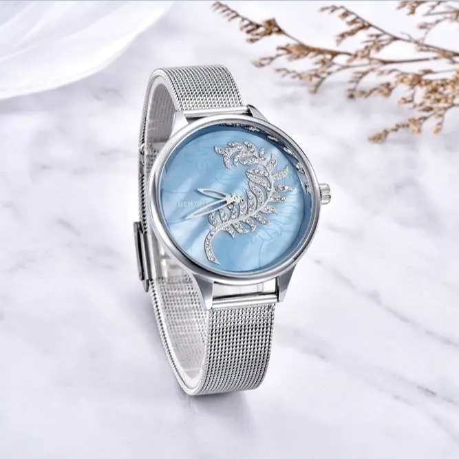 BENYAR новые стильные женские кварцевые часы модные влагостойкие импортные |