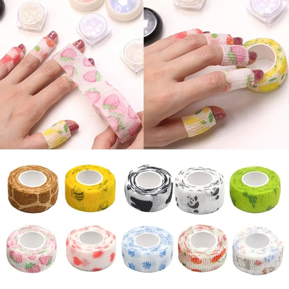 

Self Adhesive Anti-Dirty Pet Tape Colorful Printed Elastoplast For Joint Knee Finger Elastic Bandage Sport Wrap Tape