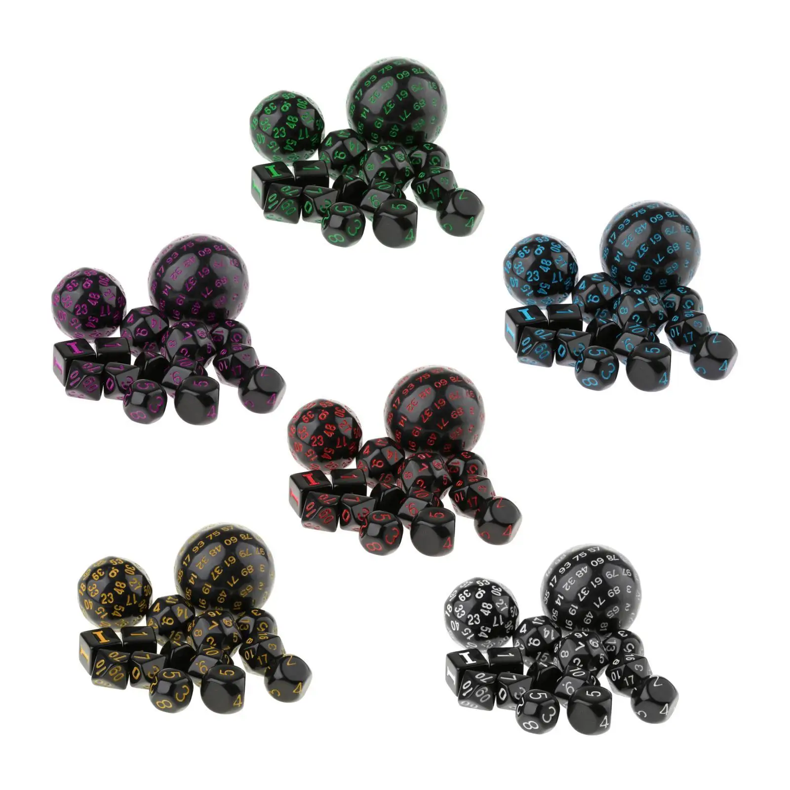 

15 PCS Multi-sided Digital Dice for Role Play Table