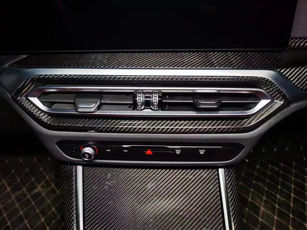 Сухое углеродное волокно 3K саржа G20 комплект отделки салона автомобиля консоль