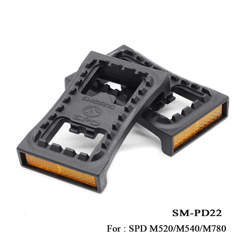 

SM-PD22 MTB Pedal Cleats Flat Adapter Self Locking Pedal Flat Plate Conversion Device Suitable For SPD M520 M540 M780 M980