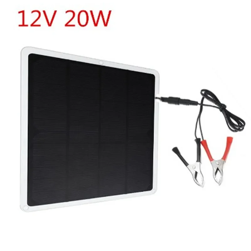 20 Вт солнечная панель с USB Водонепроницаемая портативная батарея для походов и