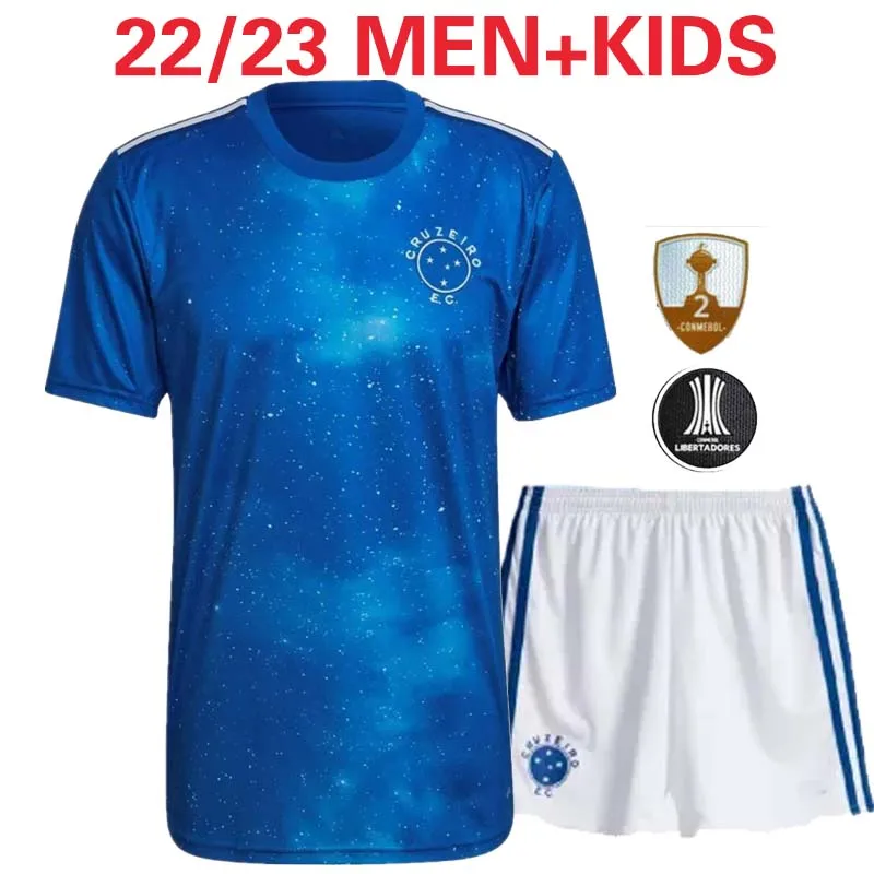 

Мужские + Детские футболки 2022 2023 Cruzeiro Esporte Clube R.SOBIS AIRTON M.MORENO POTTKER 22 23 home away 3rd футбольная рубашка