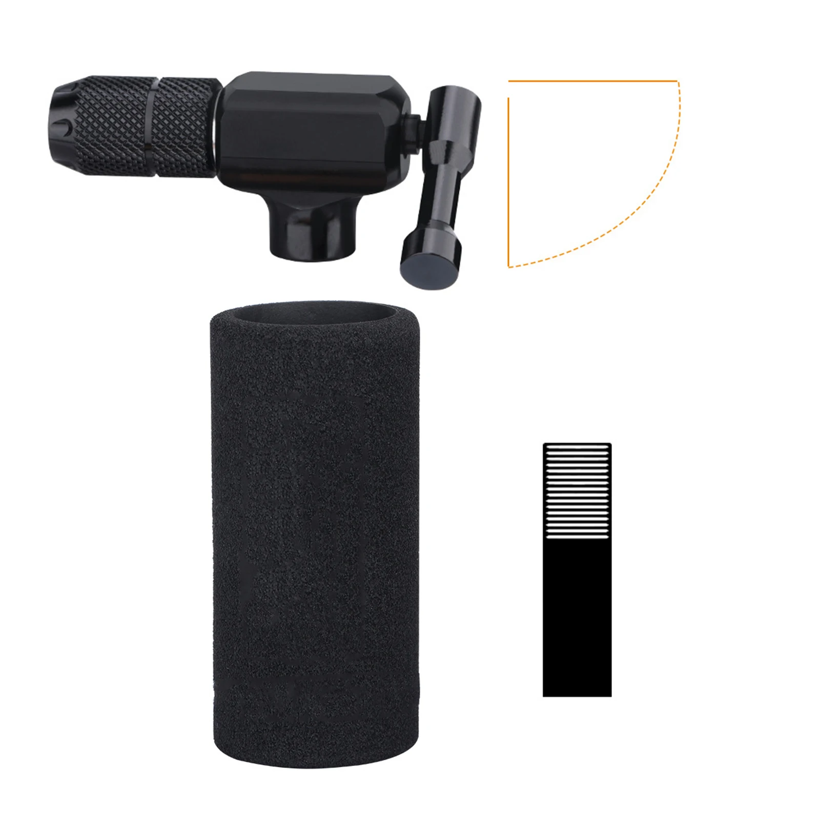 

Bicycle Accessories Quick Inflate Nozzle Aluminum Alloy For MTB Bikes Good Toughness Height 111.5mm/4.39\" High Strength
