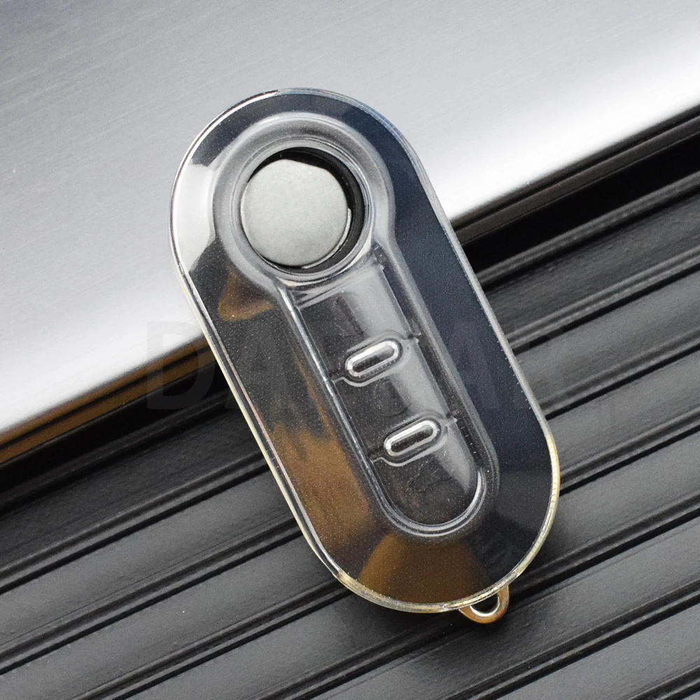 Чехол-книжка из ТПУ с 3 кнопками для ключей от Fiat 500 Ducato Panda Punto