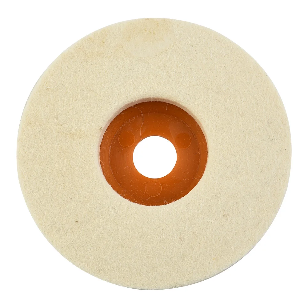 

Wool Polishing Wheel Buffing Grinding Polishing Disc Pad Wheel Wool Wool Polishing Yellow 4Inch Angle Wheel Polishing