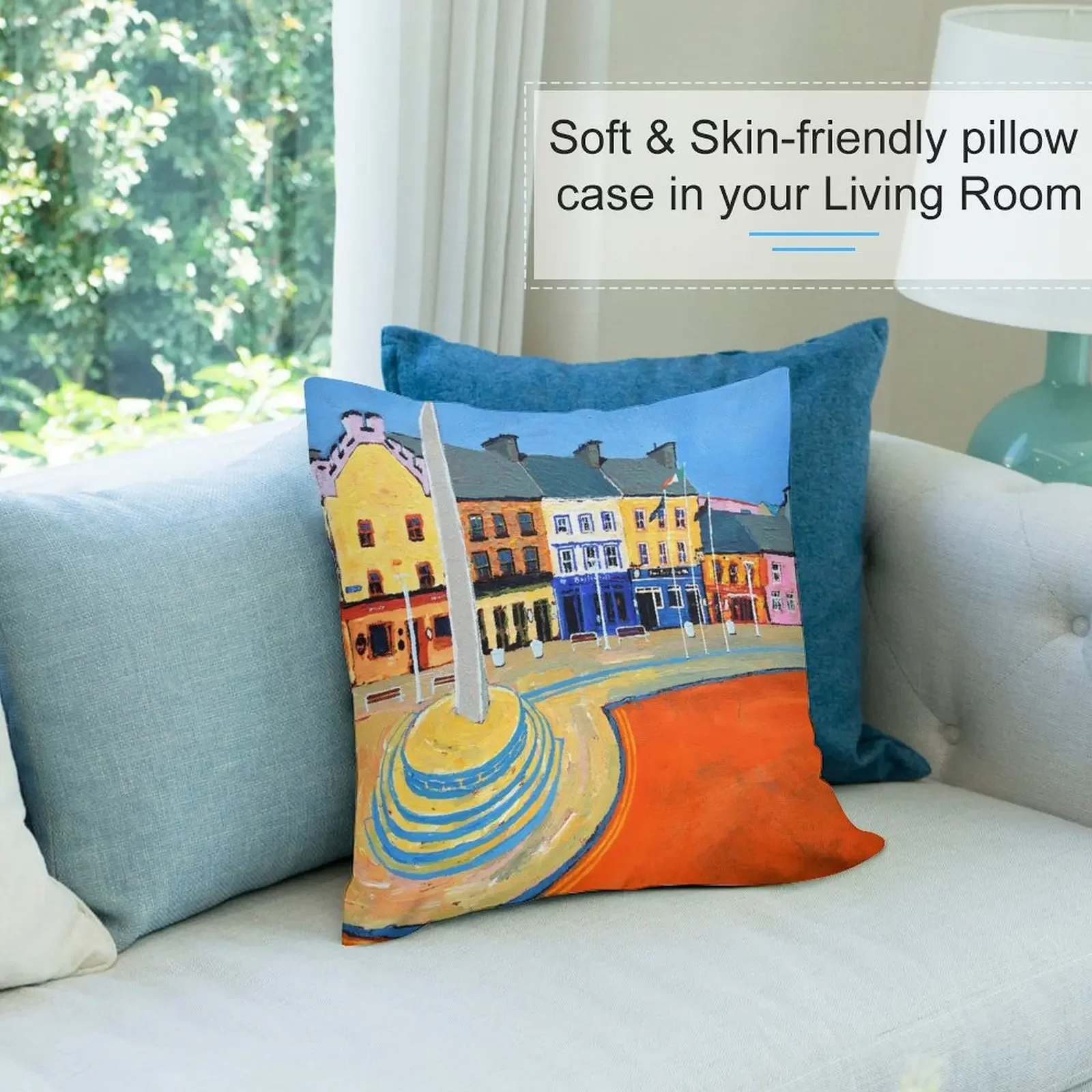 Clifden (County Galway Ирландия) Декоративная подушка Наволочки Подушки для кровати