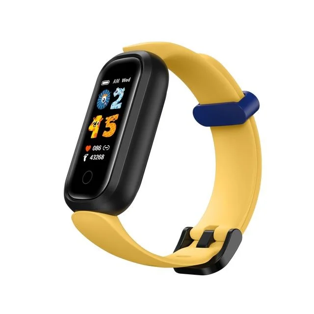 

T12 Kids Smart Bracelet Heart Rate Monitor Blood Pressure Oxygen Health Tracker Clock IP68 Waterproof Health Sports Smartwatch
