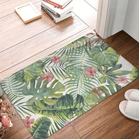 pattern non slip doormat kitchen mat tropical leaves hallway carpet entrance door rug bedroom decorative