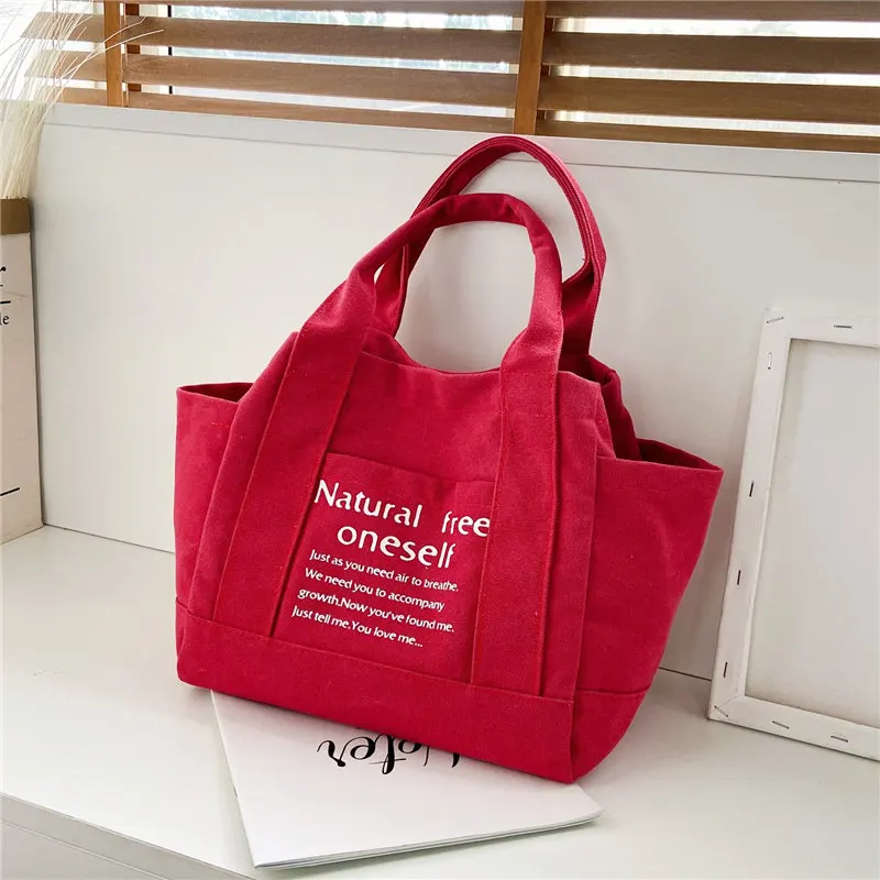 CGCBAG 2023 New Fashion Canvas Tote Bag For Women Lage Capacity Shopper Shoulder Bag Casual Simple Ladies Designer Handbags