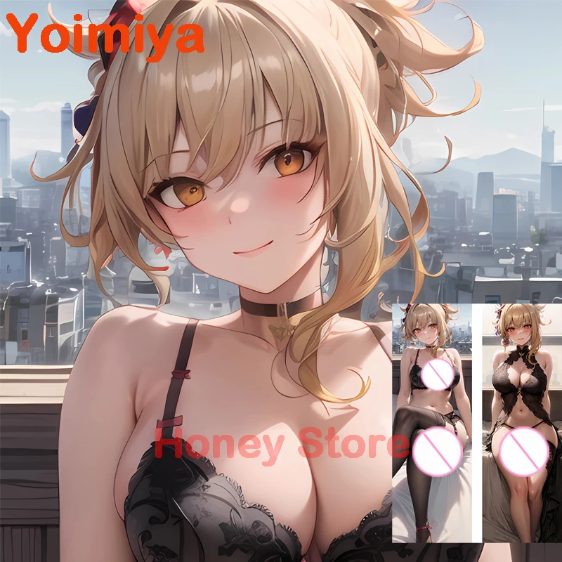 Двусторонняя наволочка Dakimakura Yoimiya (Genshin Impact) для тела
