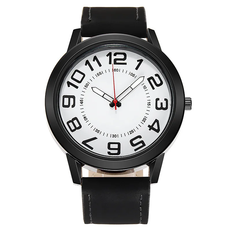 

Top Brand Luxury Fashion Geneva Men Watches Alloy Case Leather Analog Quartz Sport Watch Male Clock Relogio Masculino