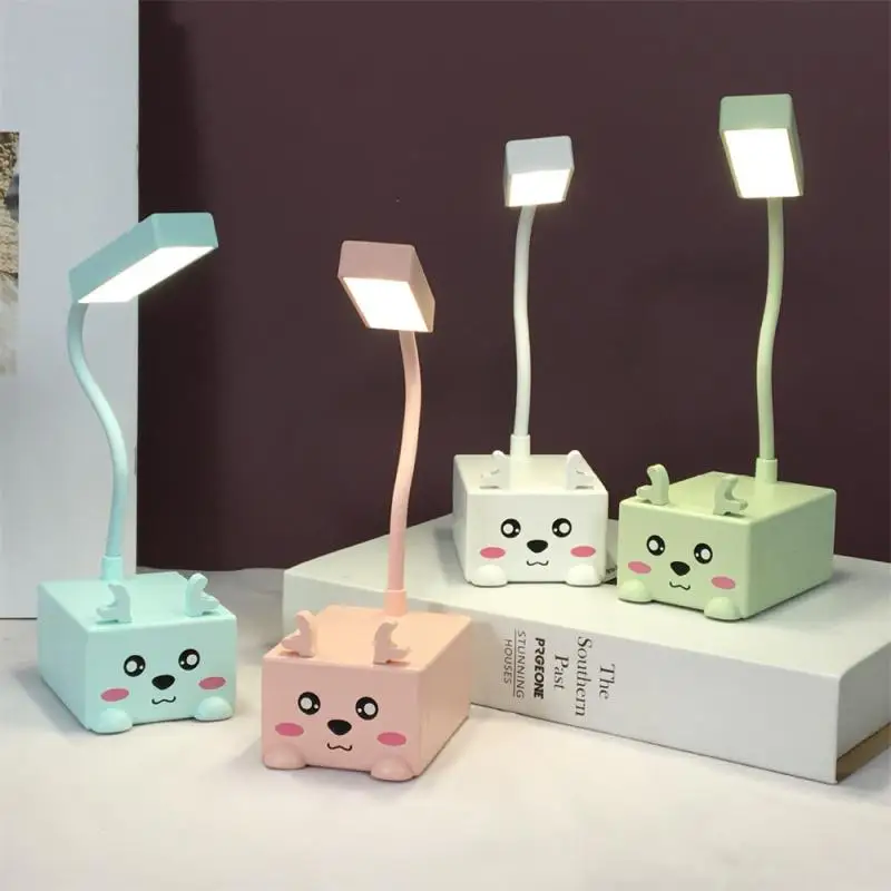 

Bright Led Nightlight Saving Energy Cute Reading Light Student Desk Lamp Dormitory Bedroom Lighting Night Light Portable