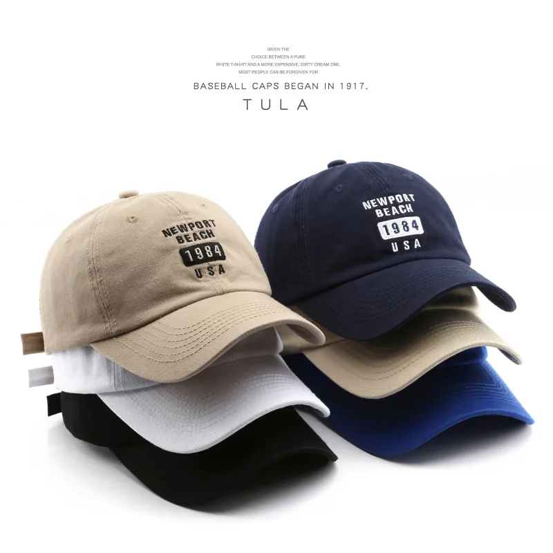 

Cotton Baseball Cap for Women and Men Casual Hip Hop Snapback Hat Letters Embroidery Summer Sunscreen Cap Gorras Dad Hats Unisex