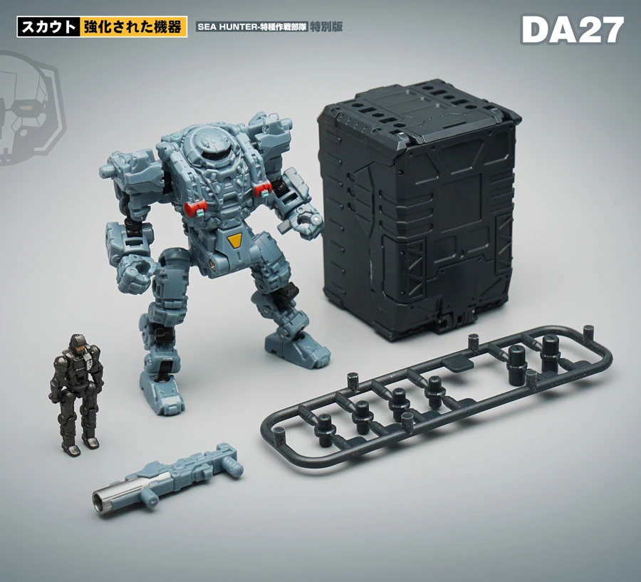 

MFT DA27C DA-27C Transformation Diaclone Powered-suit Power Suit Black Mech Solider Lost Planet Action Figure Collection Toy