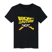 hot sale back to the future o neck t shirt menwomen movie series fashion back to the future mens cool black soft t shirt