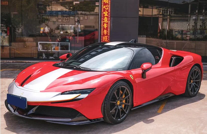 Высокое качество настоящее сухое углеродное волокно для Ferrari SF90 2020 2021 2022 2023