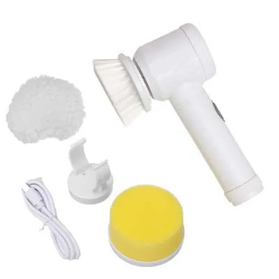 

Practical Household Electric Bathtub Brush Magic Brush Electric Cleaning Brush Bathtub Brush Multifunctional 5 In Pot Brush