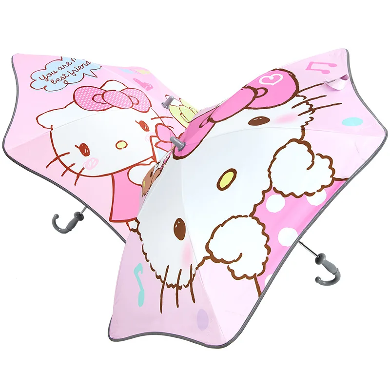 

Kawaii Anime Cartoon Sanrio Hello Kitty Children's Umbrella Cute Style Gift for Kids Holiday Gift Birthday Present
