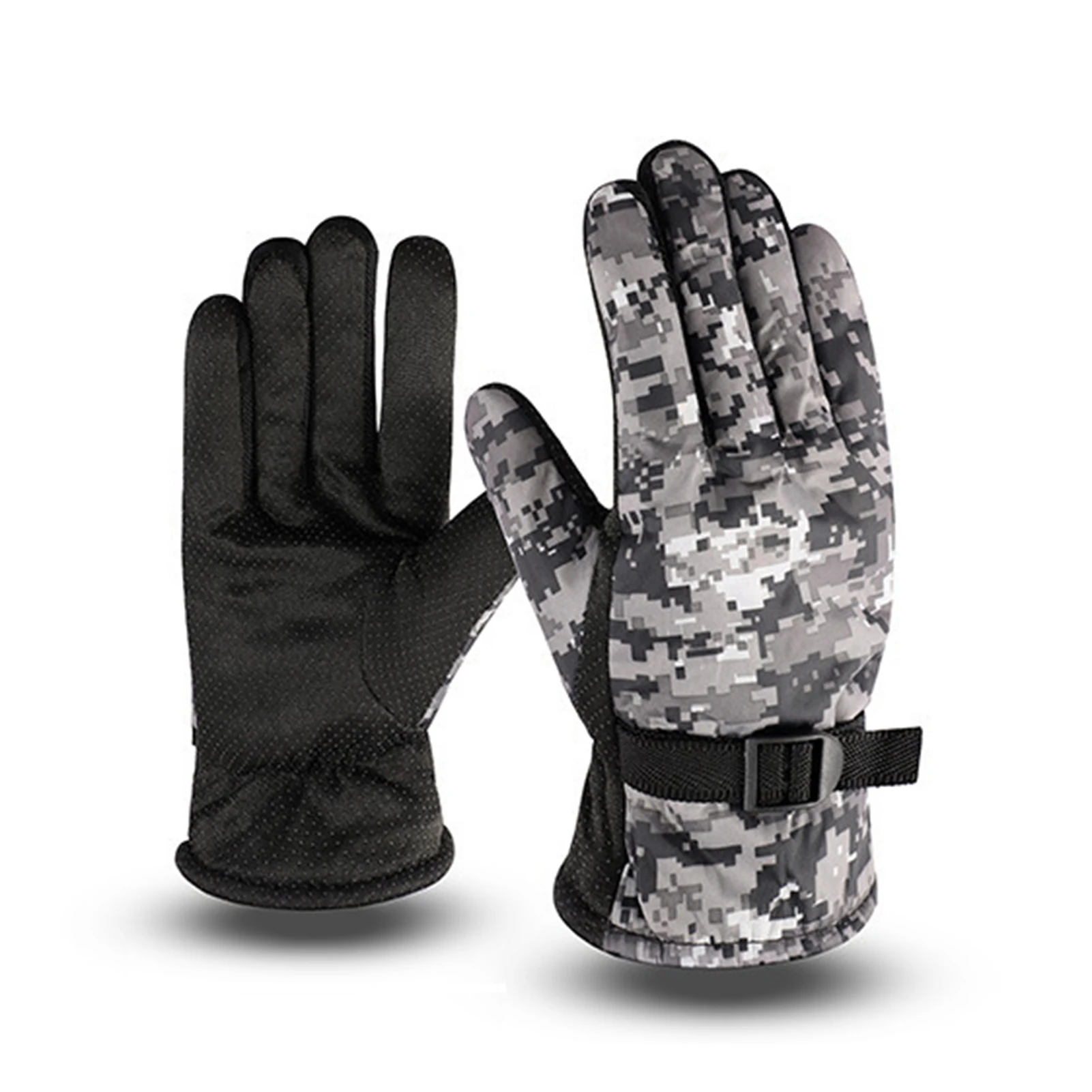 

Outdoor Split-finger Thin Gloves Skin Feel Surface Riding Tool for Women Winter Accessorie Non-slip Skiing Motorcycle Men Gloves