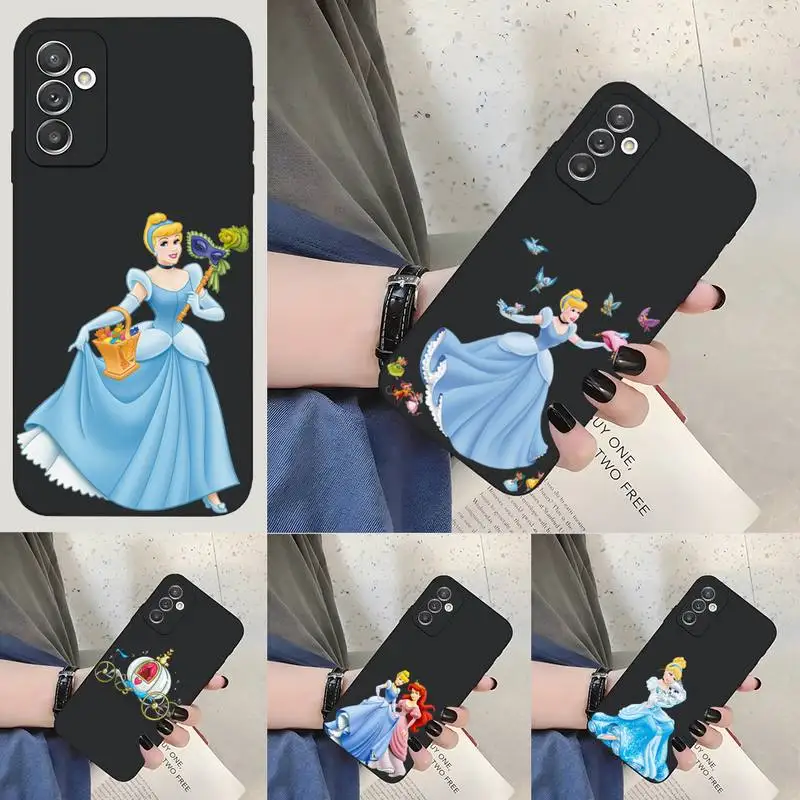 

Princess Cinderella Phone Case Fundas Shell For Samsung A01 A02 A22 A21 A20 A12 A11 A10 S A5 A6 A7 2018 Cover