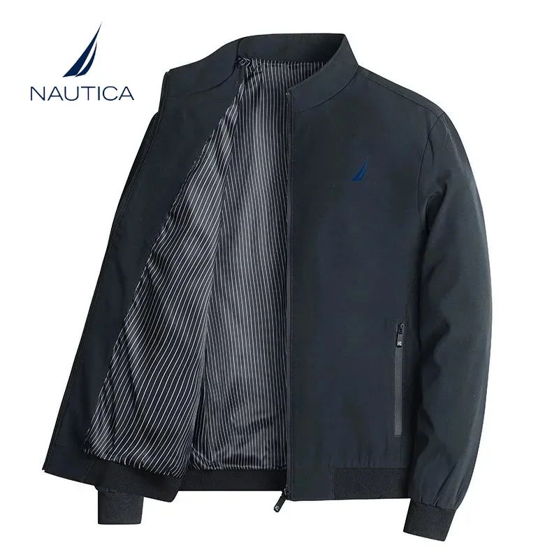 Мужская куртка с вышитым логотипом NAUTICA